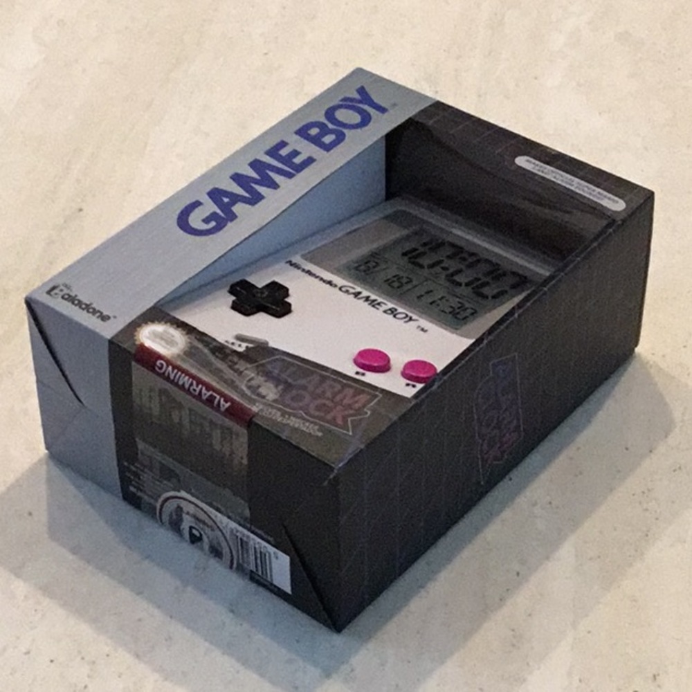 Nintendo Gameboy Alarm Clock With Super Mario Land Sounds Game Boy New - Picture 8 of 13